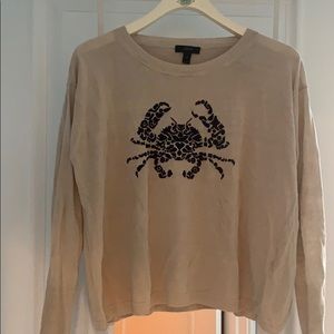 J crew linen sweater